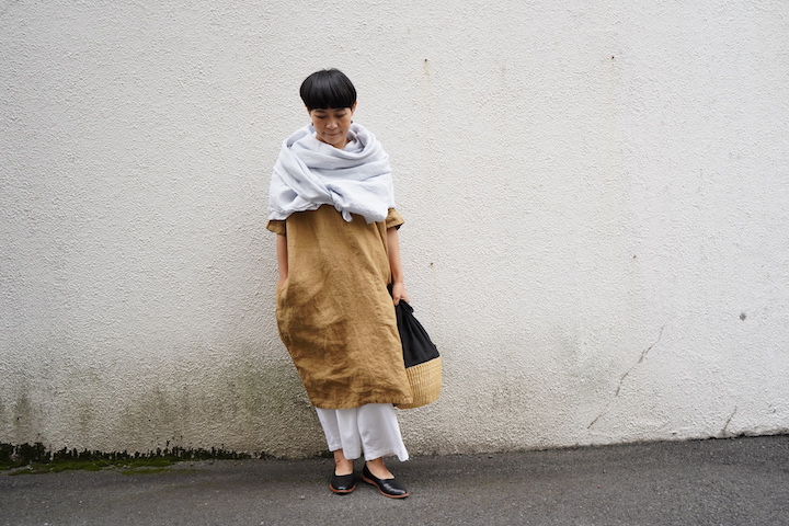 Honnete アイリッシュリネン クルーネックワンピース21 For Annabelle Annabelle