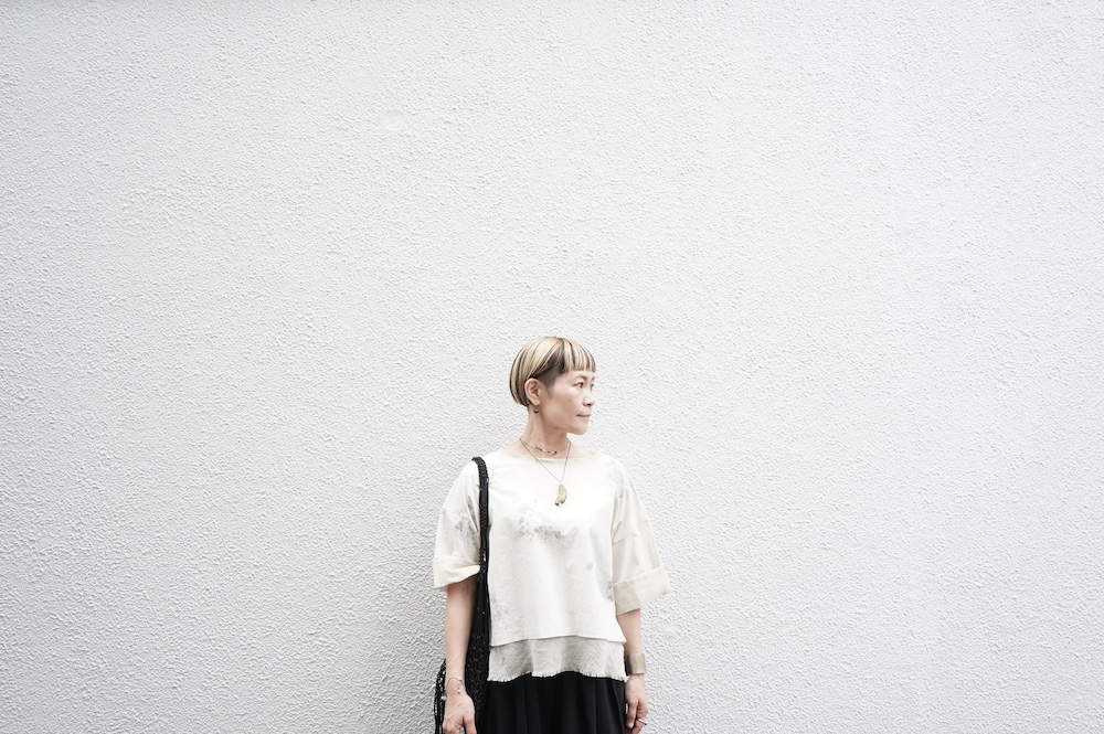 FACTORY 綿近江晒 HANABIスリップオンブラウス annabelle