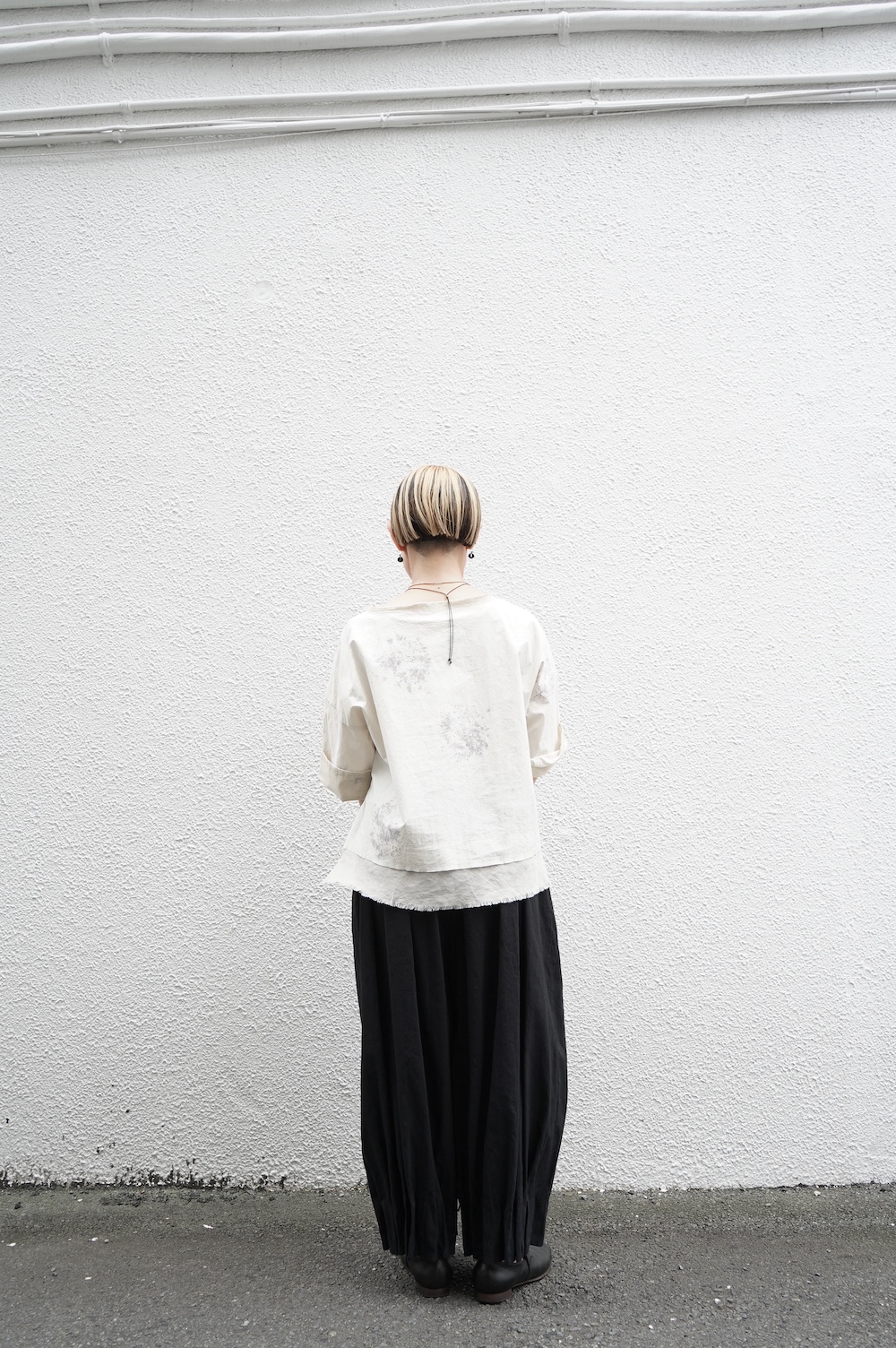 FACTORY 綿近江晒 HANABIスリップオンブラウス annabelle