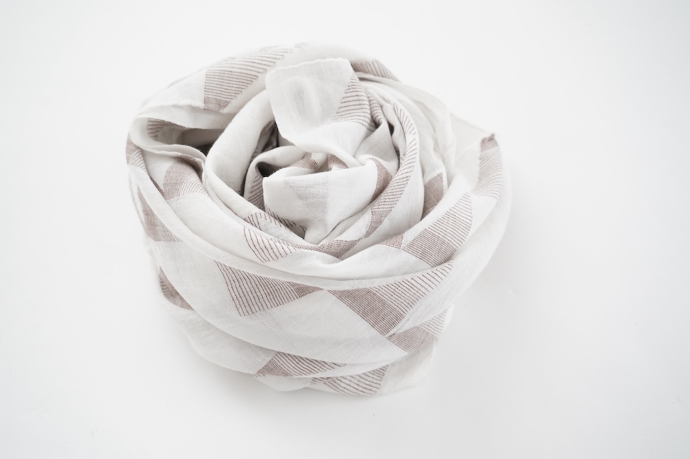 khadi and co コットンスクエアストール annabelle