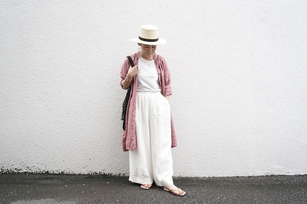Honnete 姉妹伴2025 Irish Linen Gather one piece annabelle