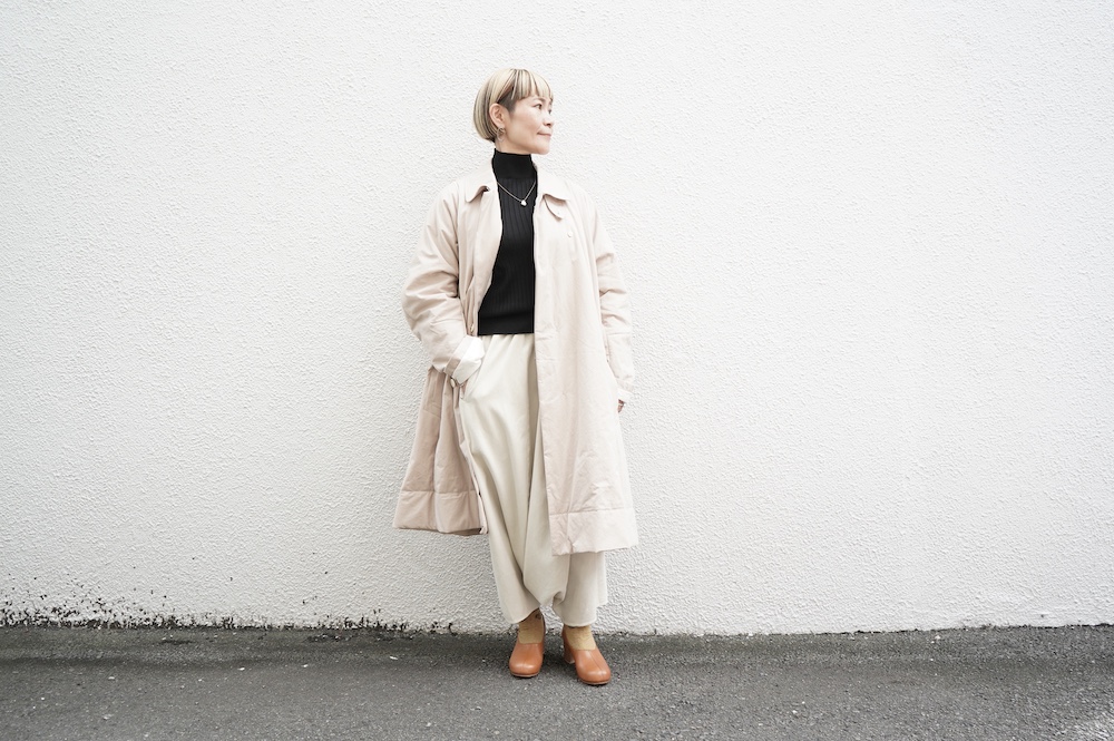 FACTORY 綿刺し子サルエルパンツ annabelle