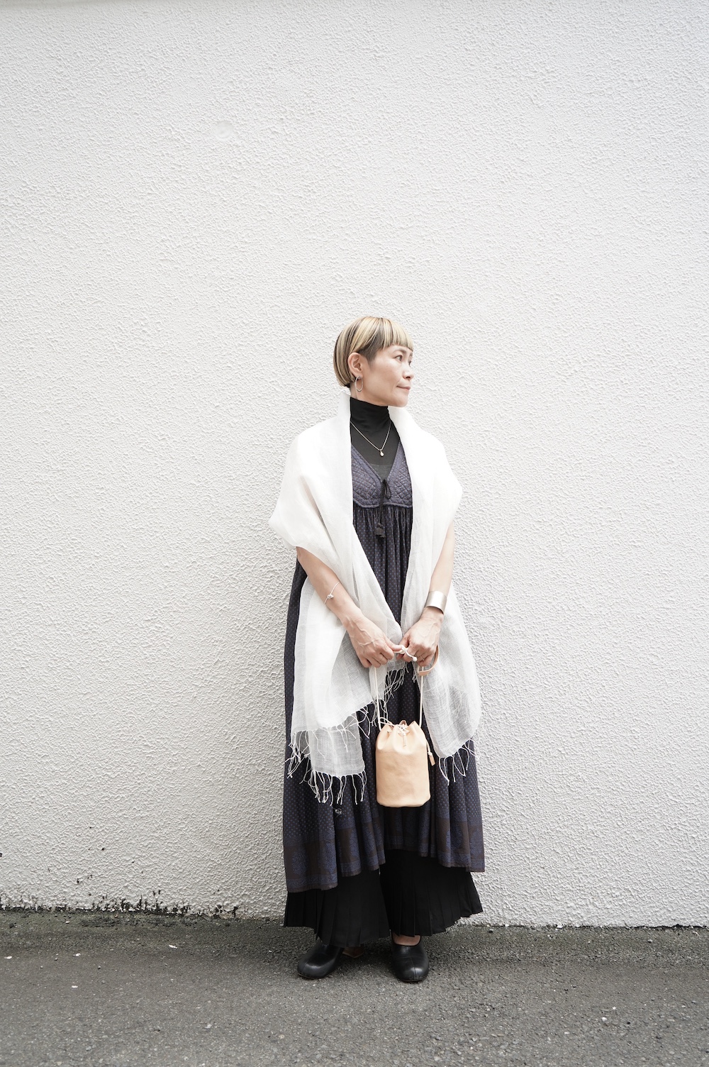 maison de soil ノースリーブ ワンピース maison de soil◇ノースリーブワンピース/1/コットン/BLK
