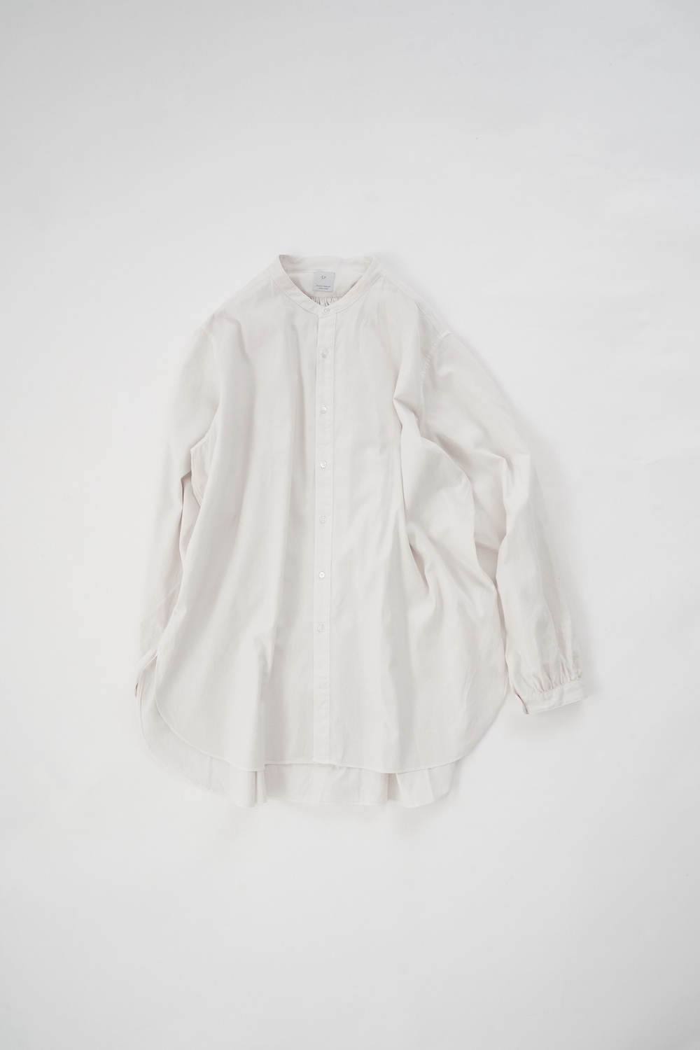 SP（エシュペー） オーガニックコットンギャザーシャツ annabelle