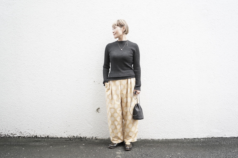 GASA* ”紅掛空” ジャガードパンツ annabelle