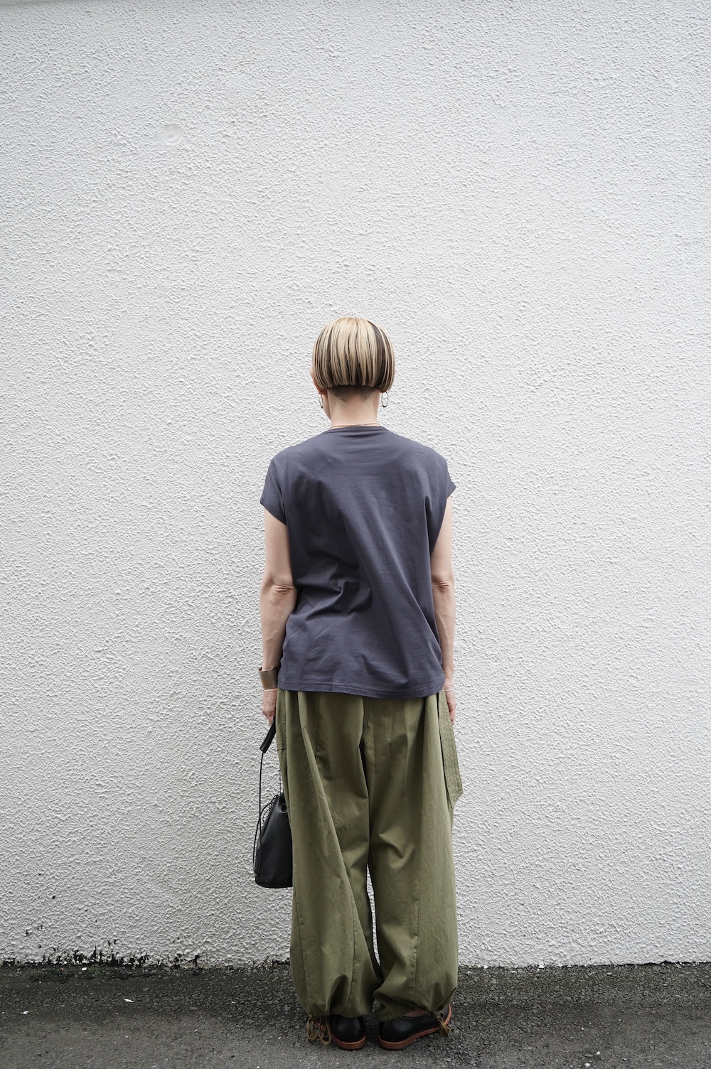 NATIVE VILLAGE ”NO,4/Rustle of trees” ダーツカーゴパンツ annabelle