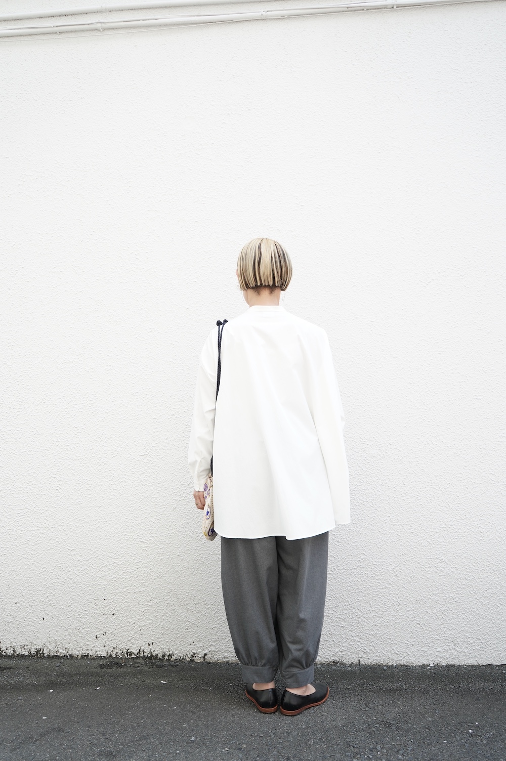 NO CONTROL AIR ポリエステル＆レーヨン・クリアツイル アラジンパンツ