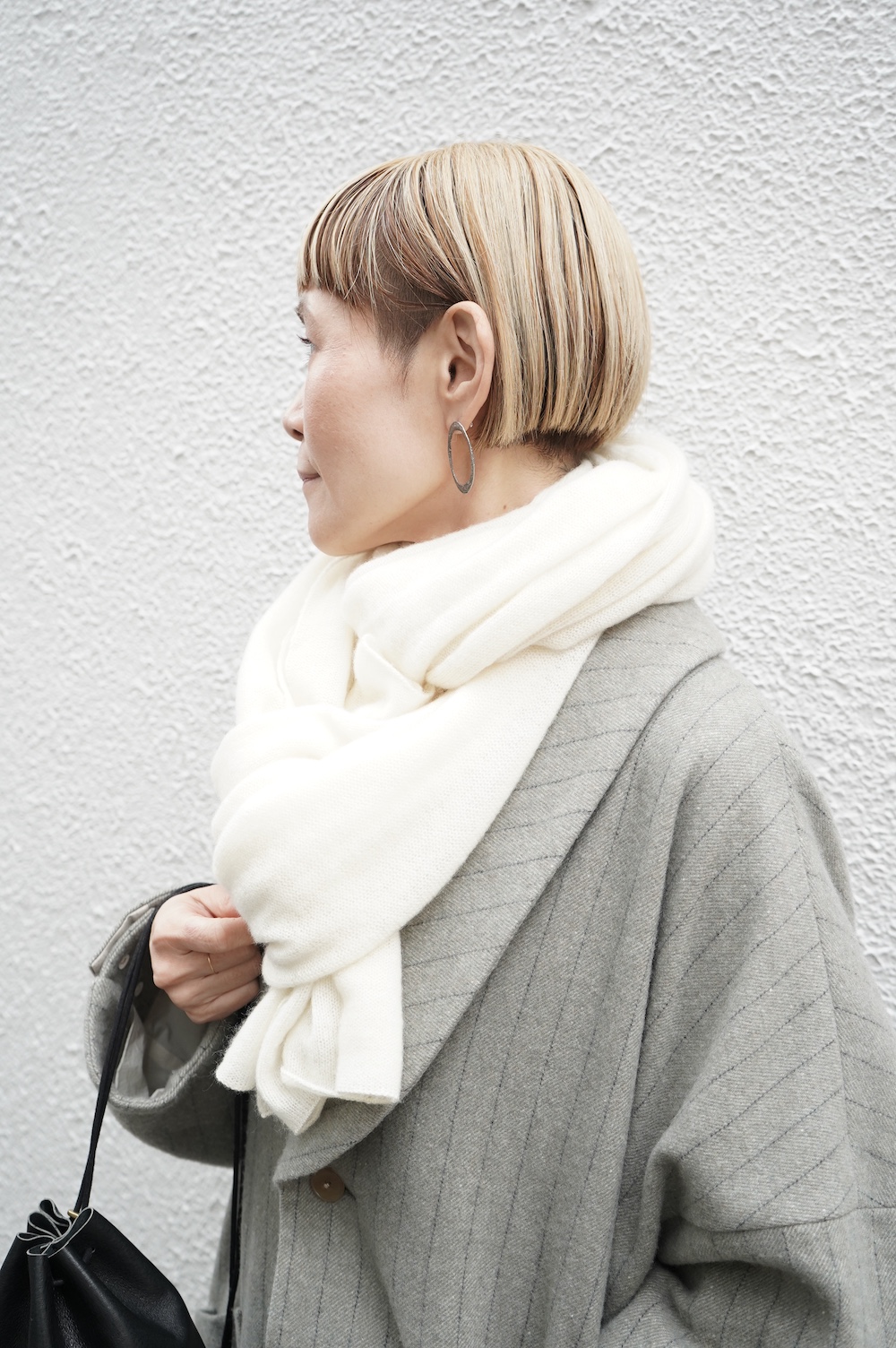 freeman b カシミヤ　ニット　変形スカート FREEMAN--B テントラインドルマントップス 5色 | physis (ピュシス)