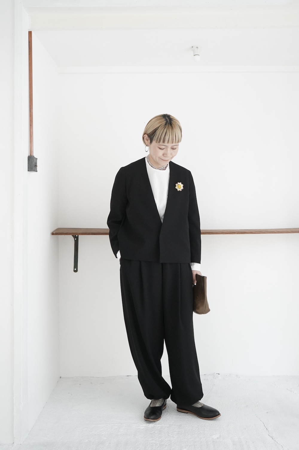 NO CONTROL AIR フォーマルダブルクロス裾絞りパンツ2026 annabelle