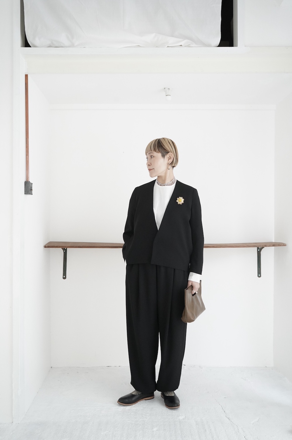 NO CONTROL AIR フォーマルダブルクロス裾絞りパンツ2026 annabelle