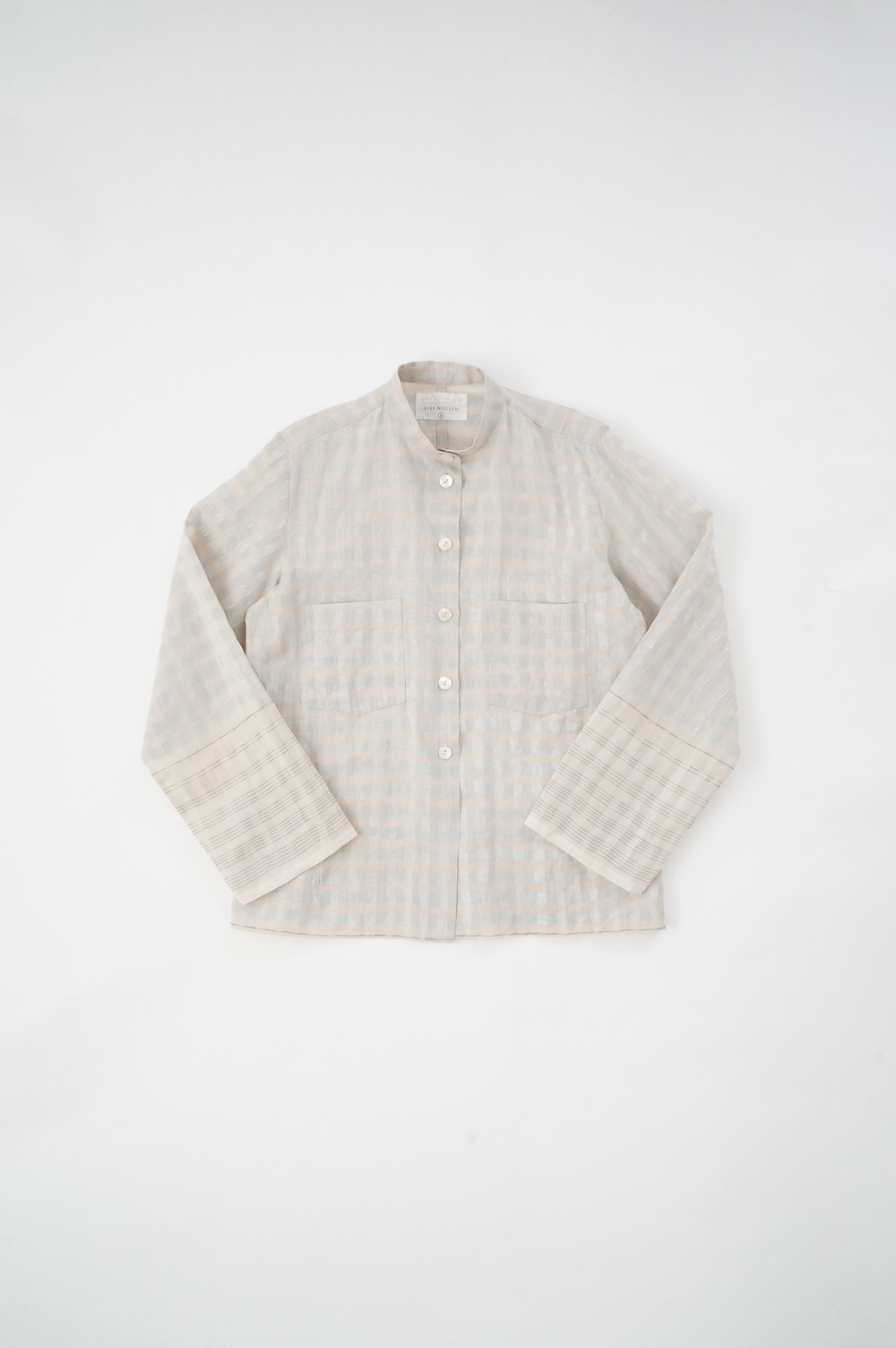 Khadi and Co. インド綿　シャツジャケット　手織り　テキスタイル khadi and co コットンシルクシャツ WIND annabelle