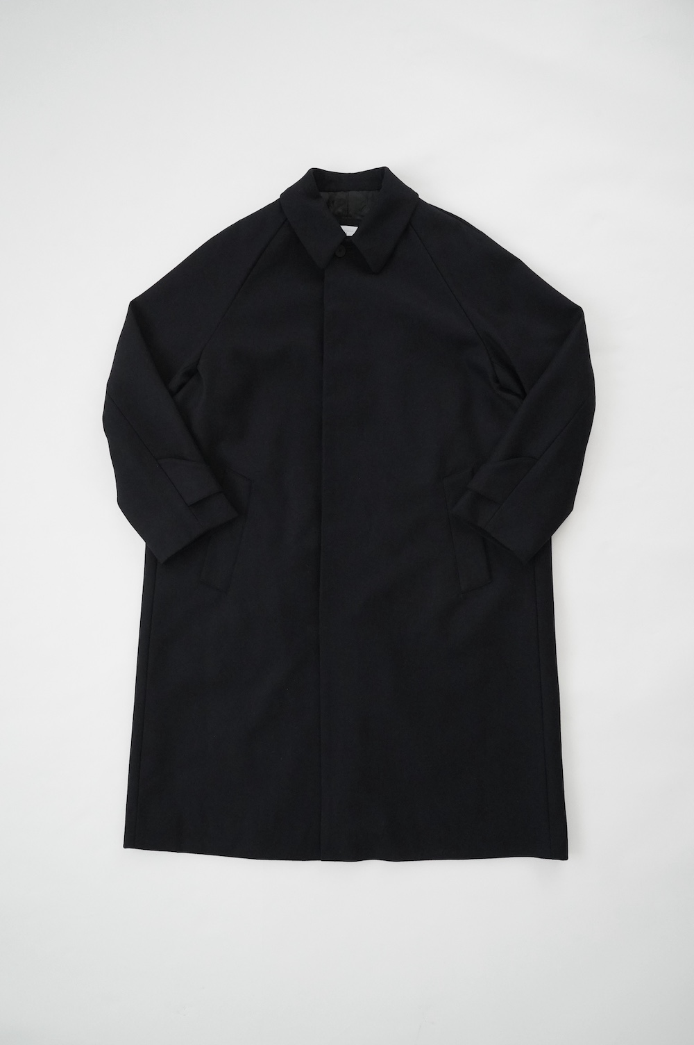 NO CONTROL AIR ウールスタンダードフラノ ステンカラーコート annabelle