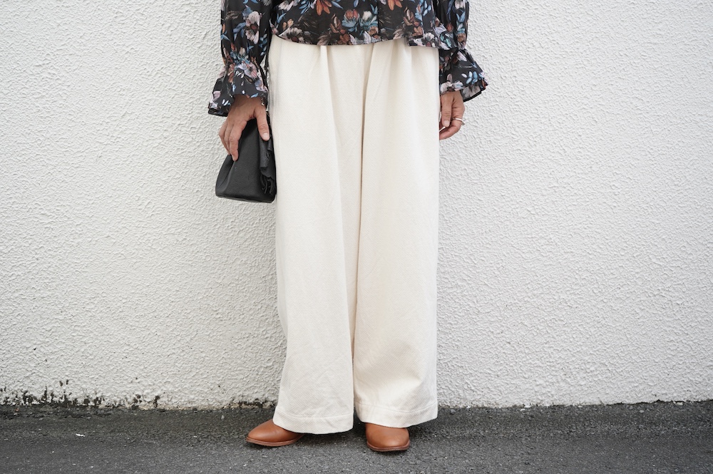 ゴーシュ コットンドビーワイドパンツ annabelle