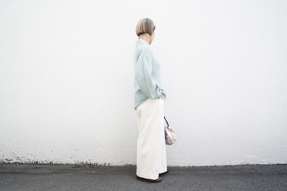 値下げ【美品】ゴーシュ リネンコットンドビー 8分丈ワイドパンツ ゴーシュリネンコットンドビー 8分丈ワイドパンツ