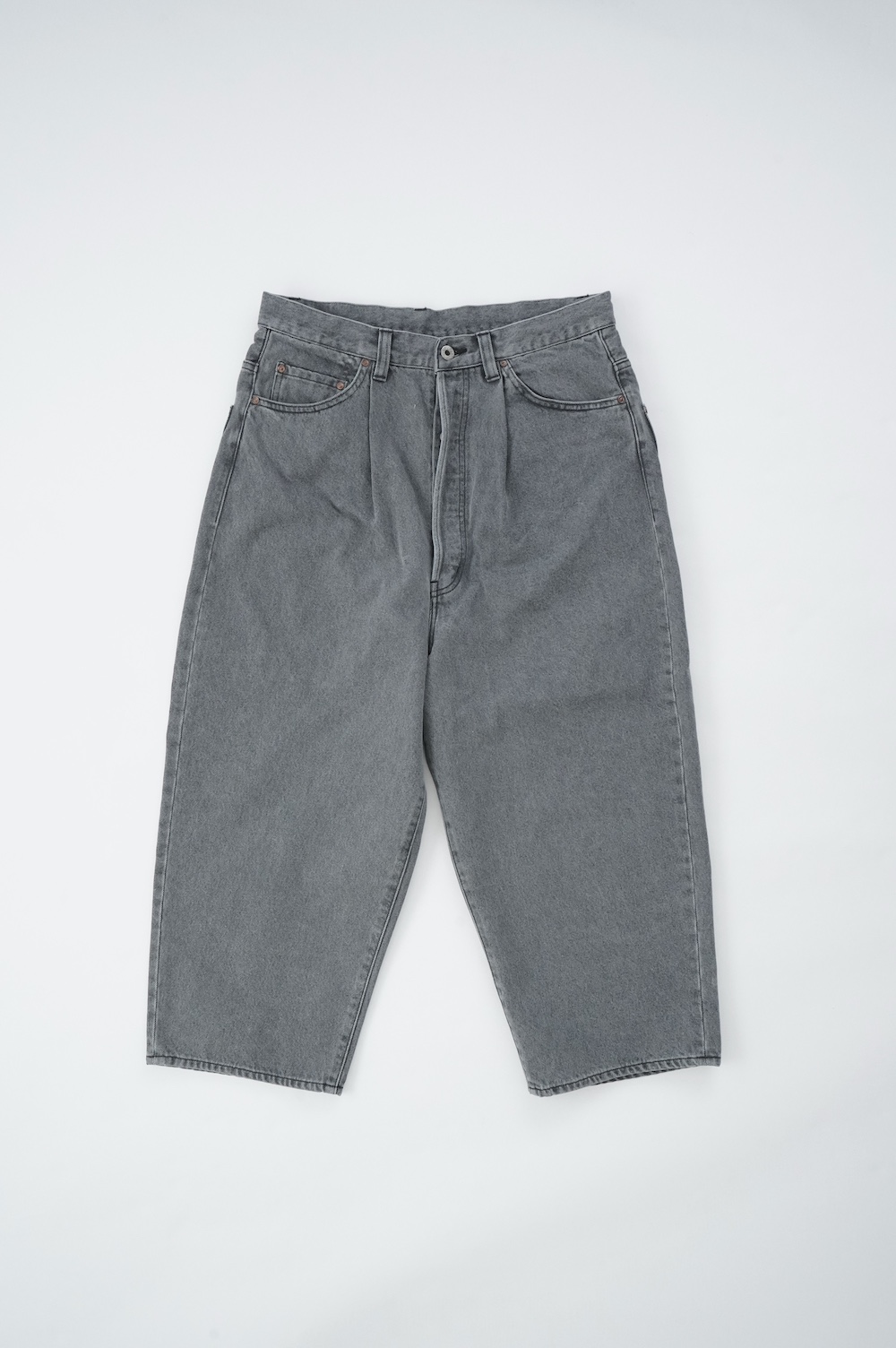 HAVERSACK ワイドテーパードデニム（ブラックデニム） annabelle