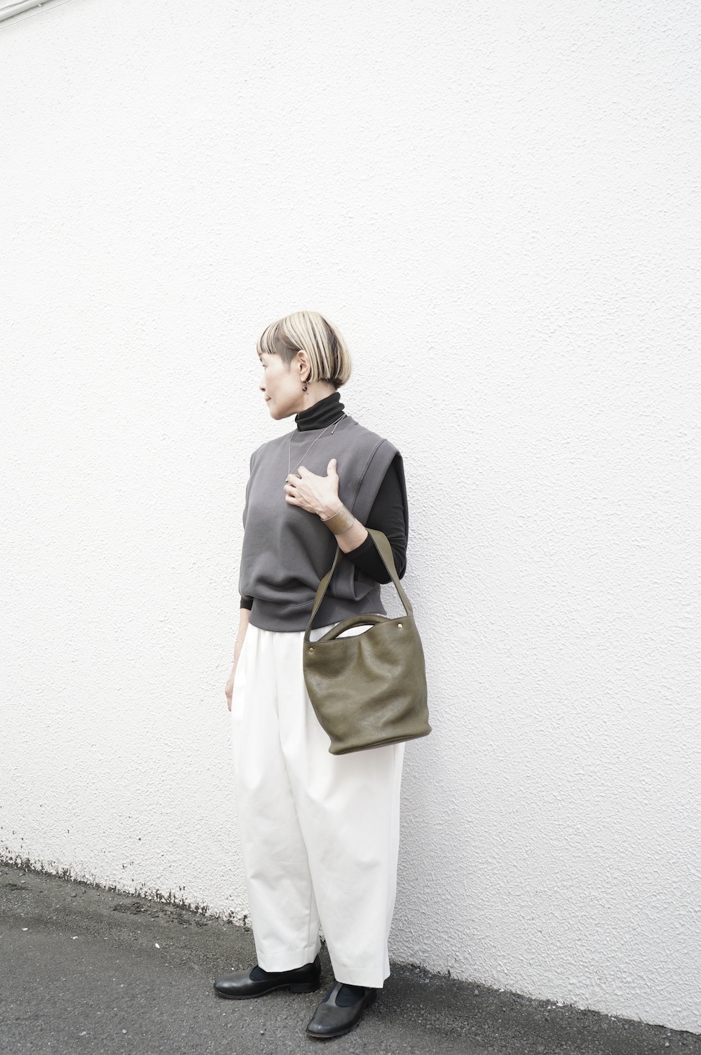 HAVERSACK アズマ裏毛 プルオーバーベスト annabelle