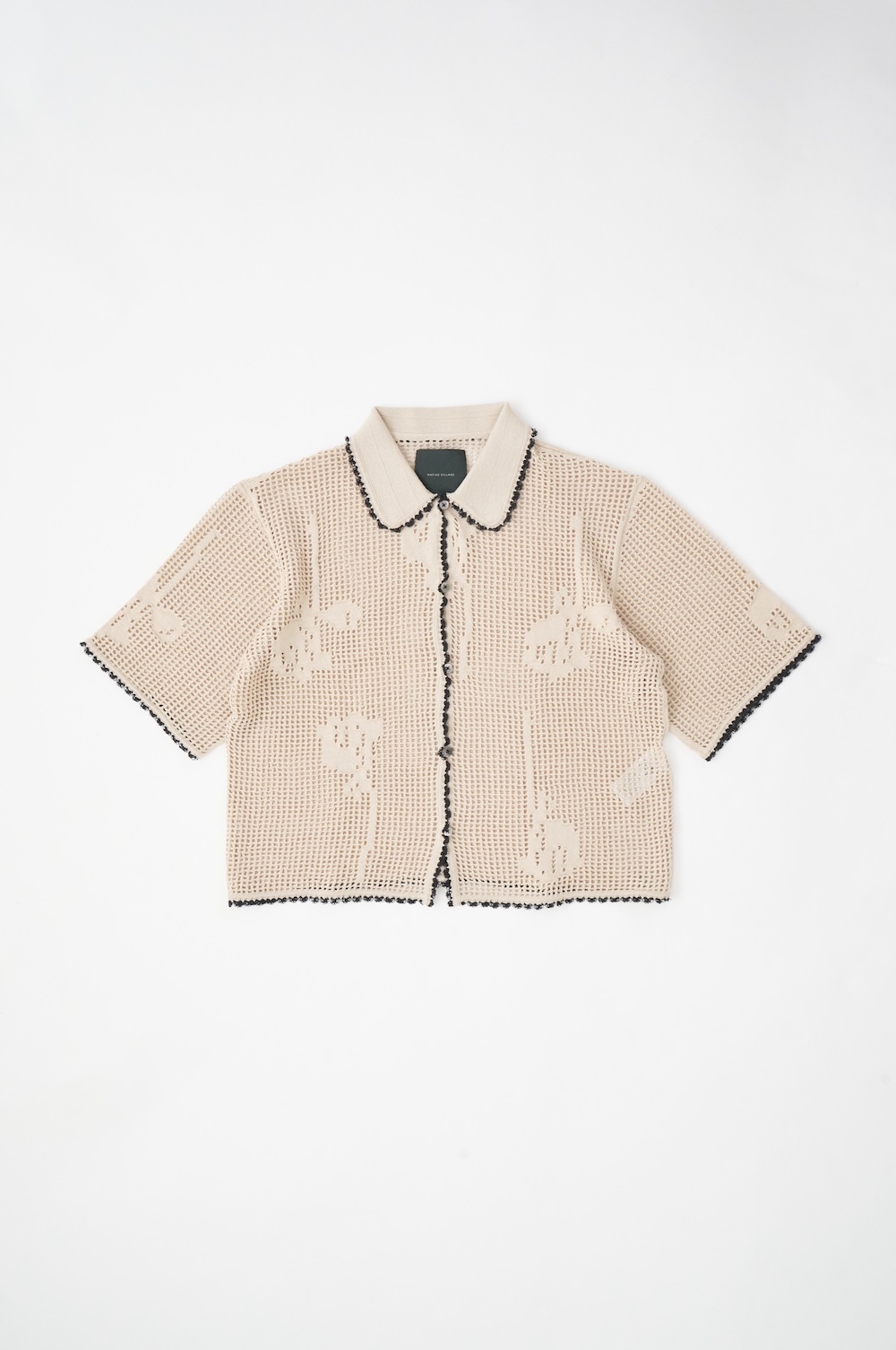 ネイティブビレッジ Shade of a tree ニットベスト No.15:Shade of a tree/Knit bloom vest | oeuf.f