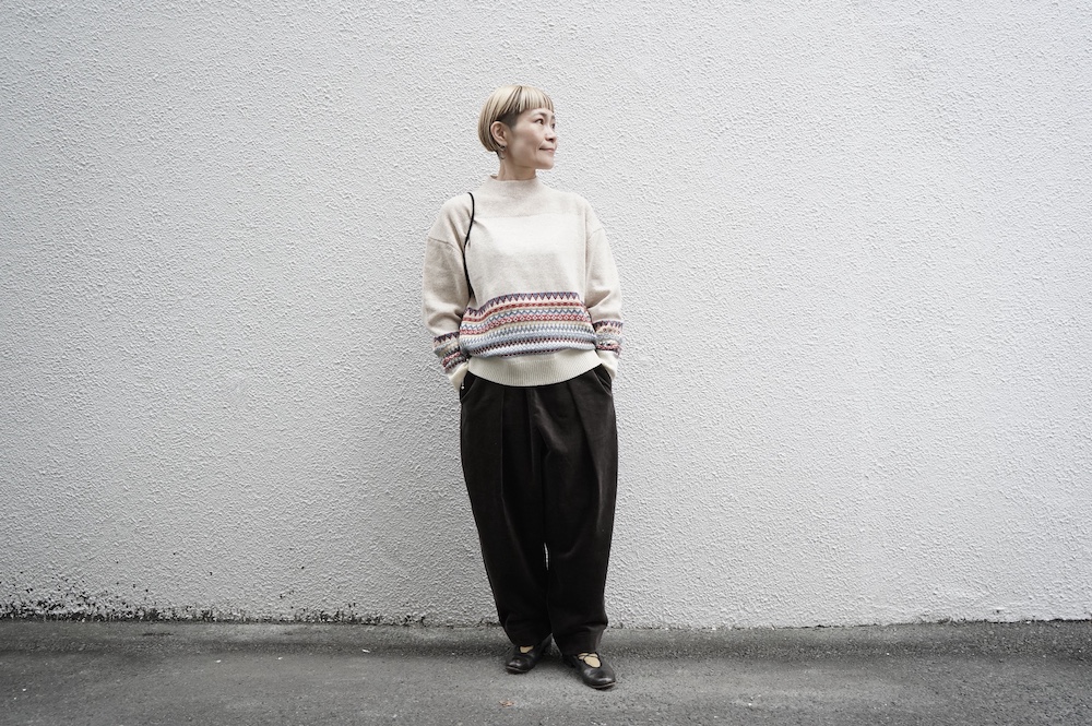 acoaco様 ASEEDONCLOUD Seiyako jacquard knit annabelle